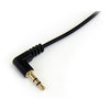 Startech.Com 3ft Slim 3.5mm to Right Angle Stereo Audio Cable - M/M MU3MMSRA